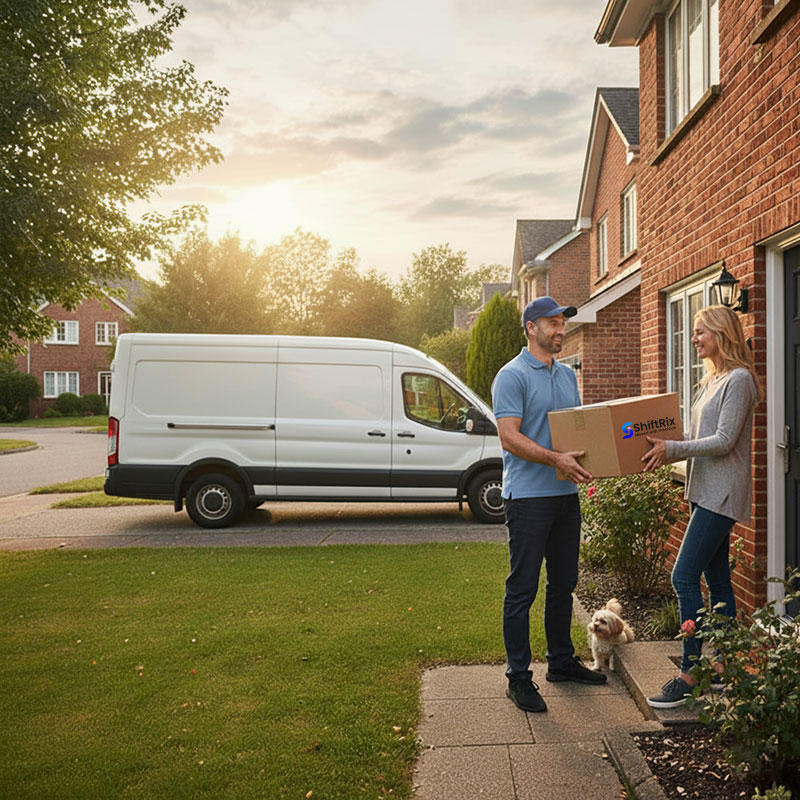 man with a van moving